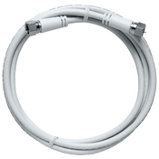 Axing Priključn kabel SAT  Axing [1x F-vtič - 1x F-vtič] 1.50 m 85 dB bel