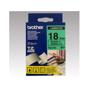 Brother 18 mm-es zöld zöld alap/fekete éttő