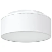 Vidaxl Stropna svetilka s središči Bela 30 x 30 x 13,5 cm blago