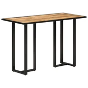 shumee vidaXL Jedilna miza 110x55x75,5 cm masivni mangov les