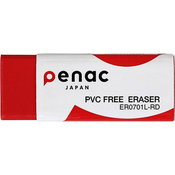 Gumica za olovku Penac - 5.9 ? 2.1 ? 1 cm, crvena