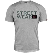 Muška majica kratkih rukava Street wear 011 Sepia, Svetlosiva