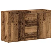 Vidaxl Strani šal s predalom Star les 120 x 36 x 69 cm Konstruiran les