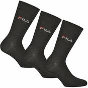 Čarape za tenis Fila Lifestyle socks Unisex 3P - black