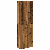 Visoka ploca staro drvo 60x32x190 cm konstruirano drvo