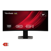 VIEWSONIC VG3419C 86,36cm (34) UWQHD VA 120Hz DP/HDMI/LAN/USB-C HDR10 KVM Freesync ukrivljen monitor