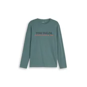 TOM TAILOR Majica marine/zelena/oranžna