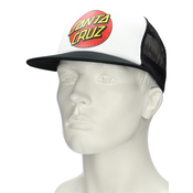 Santa Cruz Classic Dot Mesh Cap white / black Gr. Uni