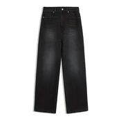 Bershka Kavbojke črn denim