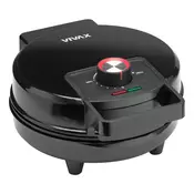 VIVAX Home WM-1200TB Aparat za vafle, 1200W, 19cm, Crni