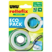 LEPLJIVA TRAKA 19MM/25M PLUS 5M BREZPLAČNO ROLLAFIX 36395 UHU NEVIDNA B