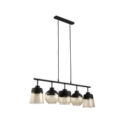 Lestenec na vrvici AMBER 5xE27/60W/230V