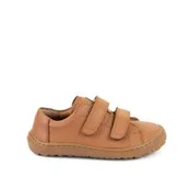 Otroške barefoot superge FRODDO BAZE LEATHER D-VELCRO rjave - 32