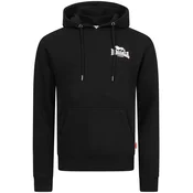 LONSDALE Majica Claughton črna/bela