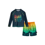 PLAYSHOES UV-zaščita Surf marine/zelena/svetlo zelena/oranžna
