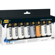 Kreul 85931 Strukturna pasta 8 x 20 ml