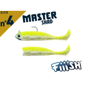 Fiiish Master Shad Combo Light 100mm/8g Neon Chart + Body