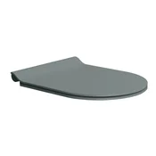 SAPHO WC sedež SLIM, Soft Close & Quick Release, mat krom/aglave