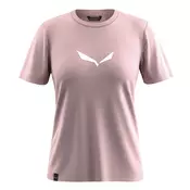 Salewa SOLID DRY W T-SHIRT, maja ž.kr poh, roza 27019