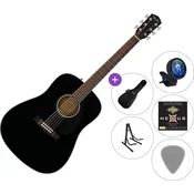 Fender CD-60S WN SET 2 Black Akustična gitara
