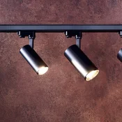 Deko-Light LED-žaromet za tirno montažo Lucea, 3-fazni, 30 W, črn - Hodnik - Sodobni - črna (RAL 9005) - Aluminij