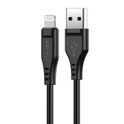 Kabel USB na Lightining Acefast C3-02, MFi, 2.4A 1.2m (crni)