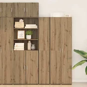 Highboard 2 pcs Umjetnicki hrast 30 x 42,5 x 185 cm