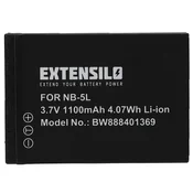 Baterija NB-5L za Canon PowerShot S100/IXUS 950, 1100 mAh