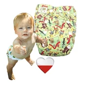 shumee Plenice za večkratno uporabo MINI ŽEPNI BAMBUS TRI PRAŠIČKI NappiMe plenice