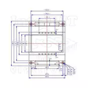 Plastiena kutija 65x89x70mm