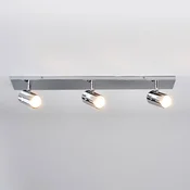 Lindby stropna kopalniška svetilka Dejan, 65 cm, 3-svetlobna, krom, IP44 - Kopalnica - Sodobni - Kovina
