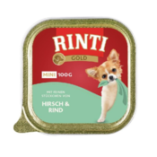 Rinti Gold Mini 6 x 100 g - Jelen i govedina