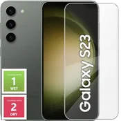 shumee Kaljeno steklo za Samsung Galaxy S23 zaščitno steklo 9H 2.5D