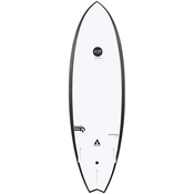 Haydenshapes HyptoKrypto StepUp FutureFlexFutures 62 Surfboard black circle branding Gr. Uni