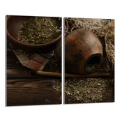 shumee Steklena zaščita za kuhalno ploščo 2x30x52 Yerba