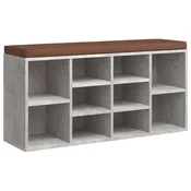 Vidaxl Klop za čevlje 103x30x48 cm inženirski les