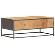 Stolic za kavu 90 x 50 x 35 cm od masivnog obnovljenog drva