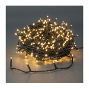 Nedis CLLS720 - LED lanac za spoljašnju upotrebu 720xLED/7 funkcija, 57 m, IP44, topla bela