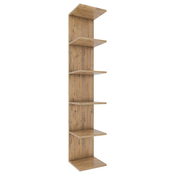 MID.YOU Stenski Regal Lazas, Hrast