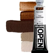 Golden Artist Colors Open Akrilna barva Burnt Umber 59 ml 1 kos