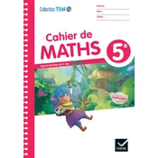 TAM Maths 5e - Ed. 2026 - Cahier éleve
