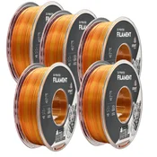 Smart Print 5x Silk PLA Dvojna Barva rdeča zlata filament 1.75mm - Smart Print Sijajni Filament za 3D Tisk (1kg Kolut)