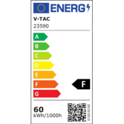 V-TAC LED plafonjera 60W 3CCT 6000lm IP20 z daljincem