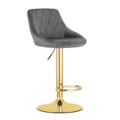 Oskar barska stolica kast grey / gold baza ( 3974_1-kast )