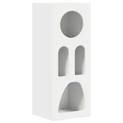 Vidaxl Strani šal ELST Bela 40 x 35 x 100,5 cm Konstruiran les