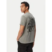 RVCA Majica Benj Battle Ss 23A351540 Zelena Regular Fit
