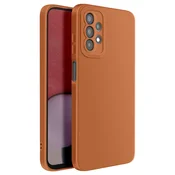 AVIZAR Silikonski ovitek za Galaxy A13/A04s z zaščito kamere, Rjava, (5000275447)