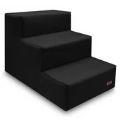 shumee Stopnice za pse za kavč in posteljo črni buldog york HUGGY DOGGY Climber M