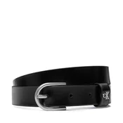 Pas Calvin Klein Rounded Buckle Ck Loop 25Mm LV04F7107G Črna
