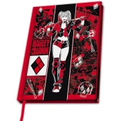 Bilježnica ABYstyle DC Comics: Harley Quinn - Harlequin Diamonds, A5